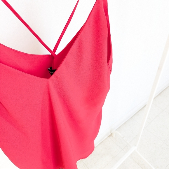Red camisole blouse - Picture 5 of 5